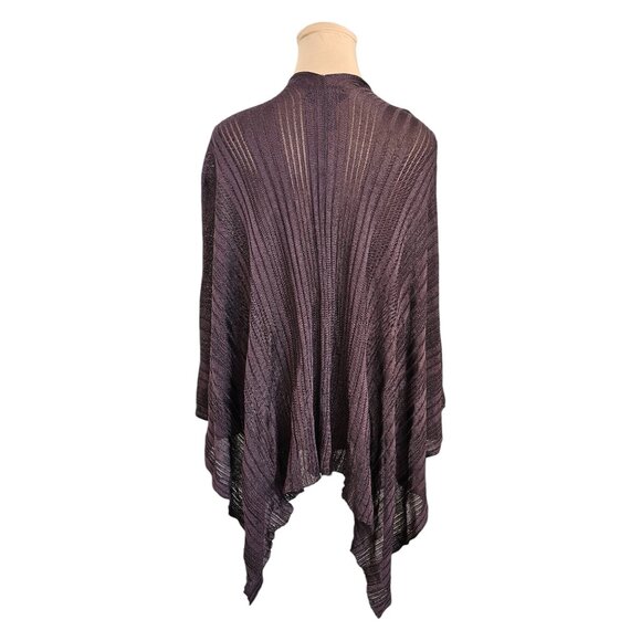 Jasper Conran Dark Brown Sparkle Metallic Cardigan Sz OS - Picture 4 of 7